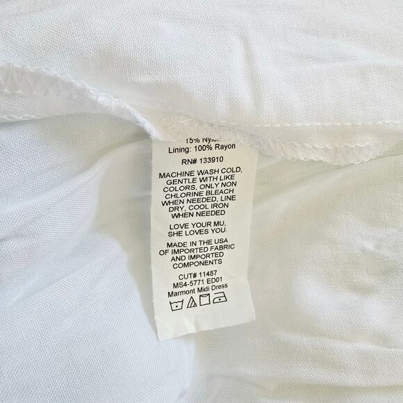 New Show Me Your Mumu Marmont Midi Dress Blue Floral Women's Size L NWT - Picture 13 of 13